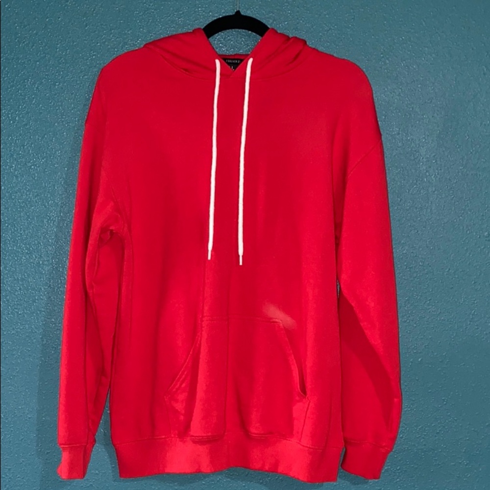 Basic red hoodie